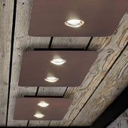 Lodes Frozen Medium LED Deckenleuchte Bronze mit minimalistischem Design und Kristalllinsen für direktes Licht