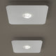 Lodes Frozen Small LED Deckenlampe in minimalistischer Design-Variante an der Decke montiert.