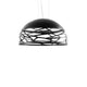 Lodes Kelly Dome Hängelampe mit raffinierter Laserschnitt-Metalloberfläche für elegantes Lichtspiel.