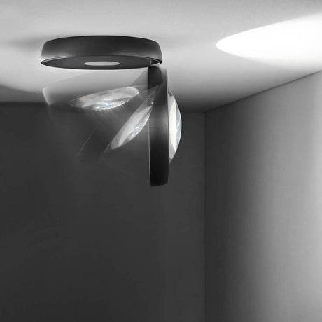 Lodes Nautilus LED ceiling lamp, rotatable