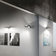 Lodes Nautilus LED Wandlampe 2300 Lumen an einer modernen Wand in einem eleganten Raum.