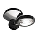 Lodes Nautilus LED Wandlampe 2300 Lumen mit modernem Design und konvexer Linse für gezielte Beleuchtung.