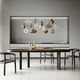 Lodes Nostalgia Glass Large 28cm LED Pendelleuchte in elegantem Esszimmer mit modernem Design und stilvollen Leuchten.