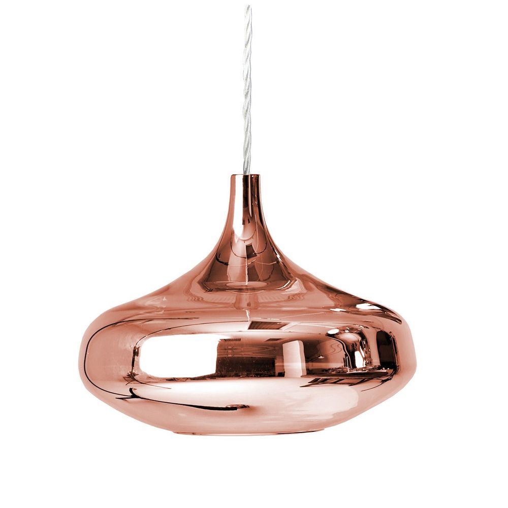 Lodes Nostalgia Lampe in Kupfer mit eleganter Form und modernem Design, perfekt für stilvolle Beleuchtung.