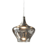 Hängeleuchte Nostalgia 20cm aus mundgeblasenem Glas, Retro-Stil mit LED-Technologie für moderne Atmosphären.