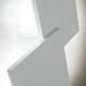 Lodes Puzzle Outdoor doppelte quadratische LED Wandleuchte, modernes Design für Außenräume, Atmosphäre am Abend.