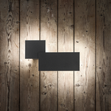 Lodes Puzzle Outdoor Square ja suorakulmio LED WANDLAMPE