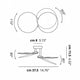 Lodes Puzzle Round Double LED Wand- & Deckenlampe