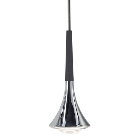 Hängelampe Lodes Rain in Chrom, 9 Watt LED, elegante Tropfenform, ideal für moderne Innenräume.