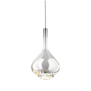 Lodes Sky-Fall Round LED Pendellampe Kristall Medium Ø 22cm, elegante Glas-Pendelleuchte mit LED