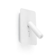 Applique de lecture LED Suau avec USB au design minimaliste et interrupteur intégré.