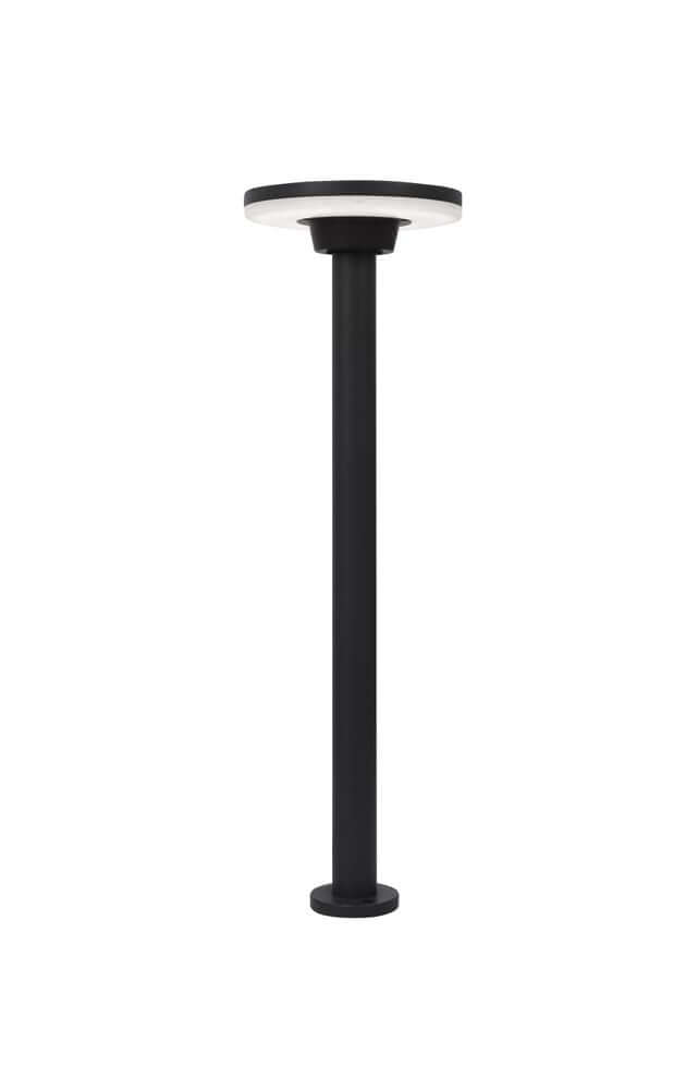 Moderne Suite LED Außenwegeleuchte in Schwarz, minimalistisches Design, ideal für Einfahrt und Terrasse.
