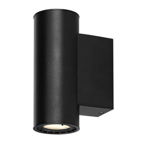 Supros 78 Wall Up Down rund Schwarz 3000K 60° Linse - moderne Wandlampe für vielseitige Anwendungen und energieeffiziente Beleuchtung.