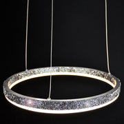 Osłona Swarovski do lamp ring, elegancka lampa wisząca z kryształami Swarovski i nowoczesnym designem.