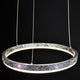 Swarovski Cover for ringlamper, elegant pendellampe med Swarovski-krystaller og moderne design.