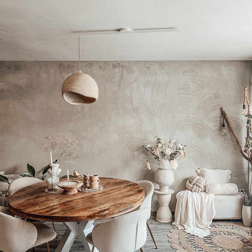 Swing 1 Aufhängesystem 90cm Single für eine Hängelampe in modernem Wohnraum