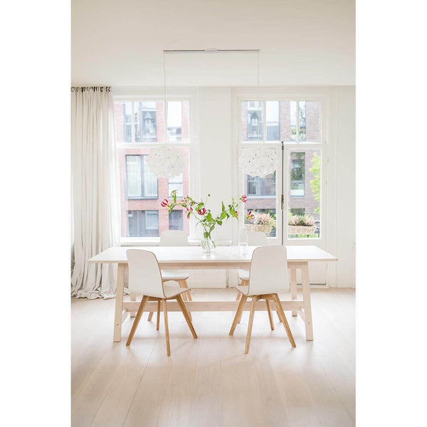 Swing 2 Aufhängesystem 110cm Twin für zwei Hängeleuchten über Esstisch, flexibel drehbar und verschiebbar