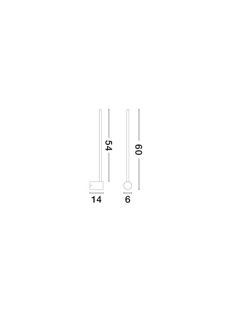 Syntesei LED Wall Lamp H 60CM 3000K