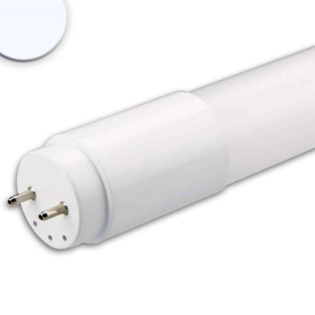 T8 LED Röhre Nano+ 120 in Kaltweiß 2600lm - LED-Röhre mit zwei Anschlusspins und weißem Gehäuse.