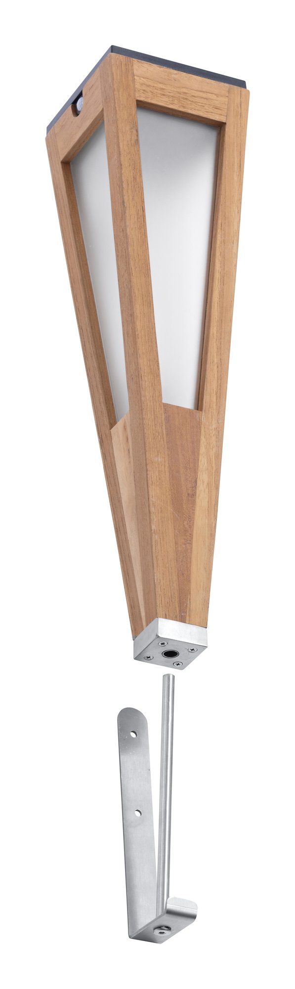 Les Jardins   Solfakkel Tecka Tuarek H 52cm i teaktræ 