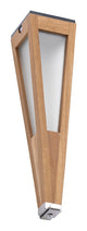 Les Jardins   Solfakkel Tecka Tuarek H 52cm i teaktræ 