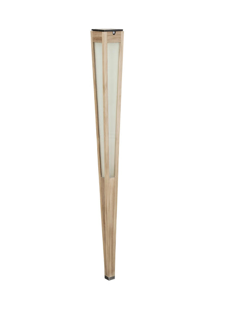 Les Jardins   Solar-Fackel Tecka Tuarek H 120cm aus Teakholz