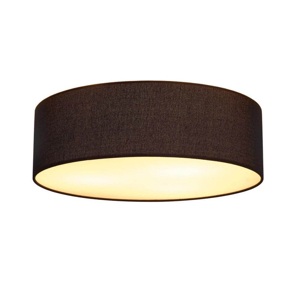 Tenora CL-1 lampe au plafond noir E27 Max.
