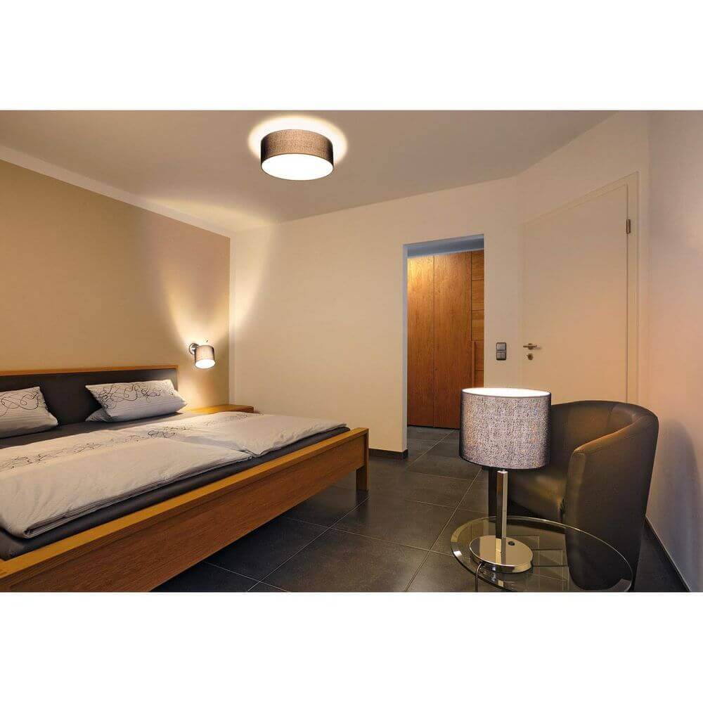 Tenora CL-1 lampe au plafond noir E27 Max.