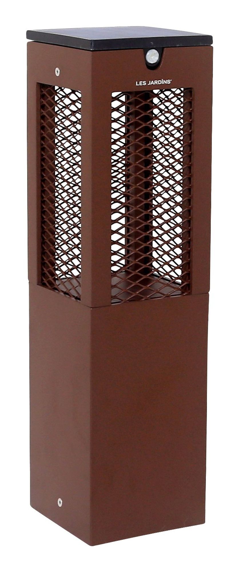 Les Jardins   Lampada da percorso solare Tradition H 45 cm Corten in alluminio 