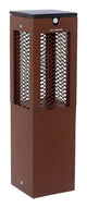 Les Jardins   Lampada da percorso solare Tradition H 45 cm Corten in alluminio 