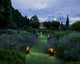 Les Jardins   Lampada da percorso solare Tradition H 45 cm Corten in alluminio 