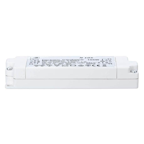 TIP VDE electronic transformer 35-105W 12V 105VA white - low-voltage transformer for lamp connection.