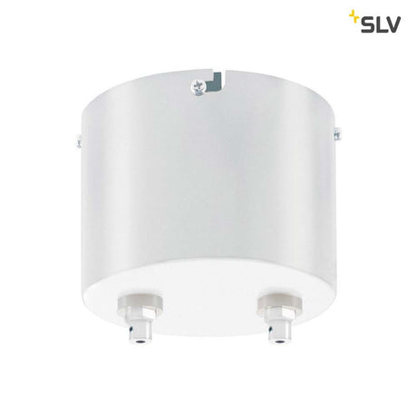 Transformer for Tenseo 12V cable system white 105VA for low-voltage connection in a modern design.