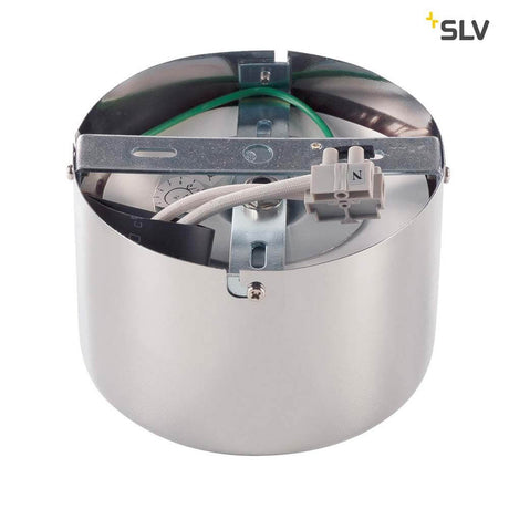 Transformer for Tenseo 12V cable system, chrome, 210VA - dimmable 12V low-voltage transformer in an attractive design.