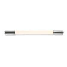 Trukko LED Wandleuchte 60cm 3000K elegante Design-Wandleuchte aus weißem Kunststoff mit Chromdetails