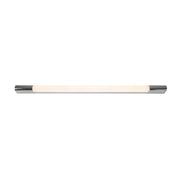Trukko LED Bad-Wandleuchte 90cm, elegante weiße LED-Wandleuchte mit verchromten Zinkguss-Anteilen für Bad und 230V Anschluss