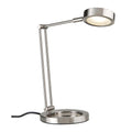 Moderne Zed LED Schreibtischleuchte mit warmweißem Licht, kompaktem Design und praktischem Standfuß.