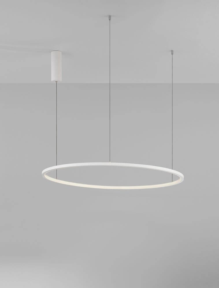 Tarquin LED Pendelleuchte Ø 80cm 3000K in modernem Design, dimmbar mit Triac-Dimmer.