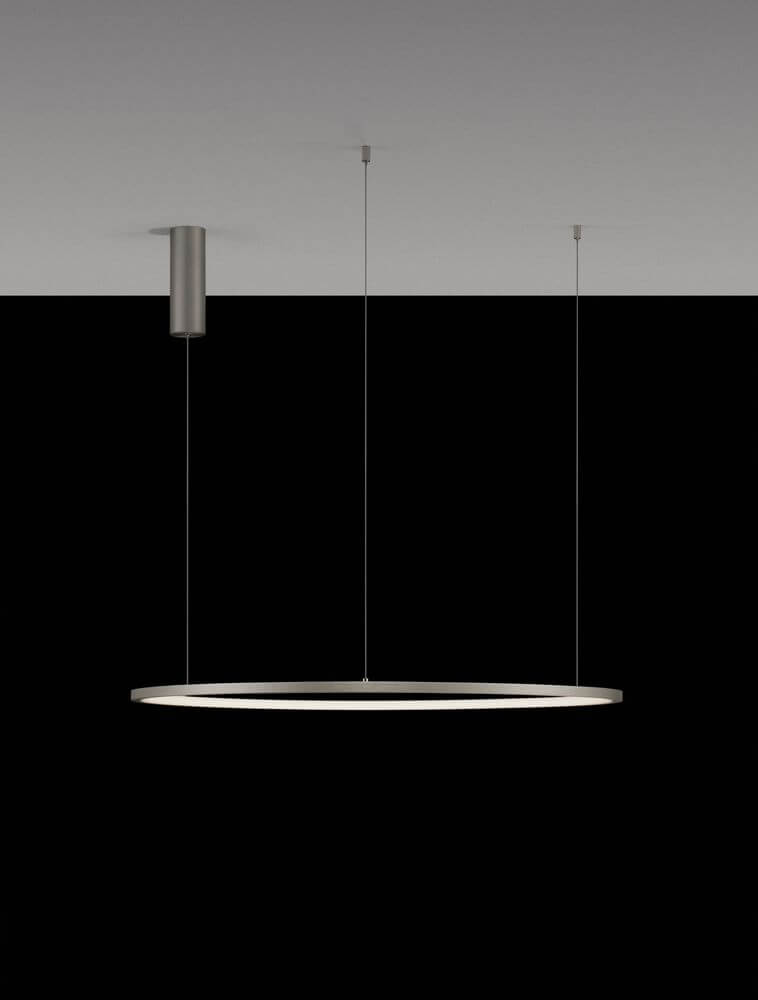 Tarquin LED Pendelleuchte Ø 80cm 3000K in modernem Design für stimmungsvolle Lichtverhältnisse.
