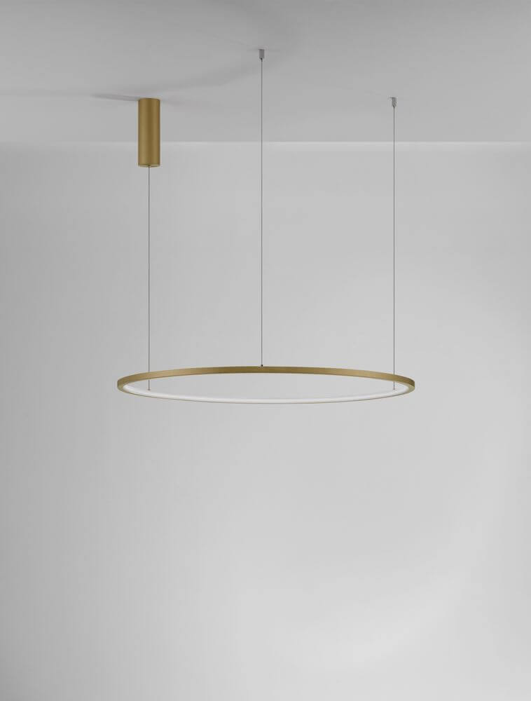Tarquin LED Pendelleuchte Ø 80cm 3000K in modernem Design, dimmbar mit Triac Dimmer.