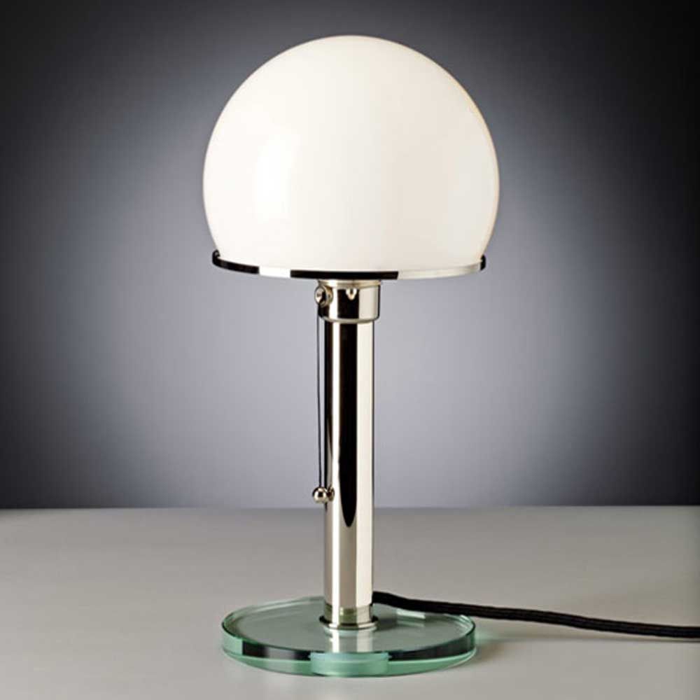 Bauhaus-Tischlampe WG25GL Wilhelm Wagenfeld Metall