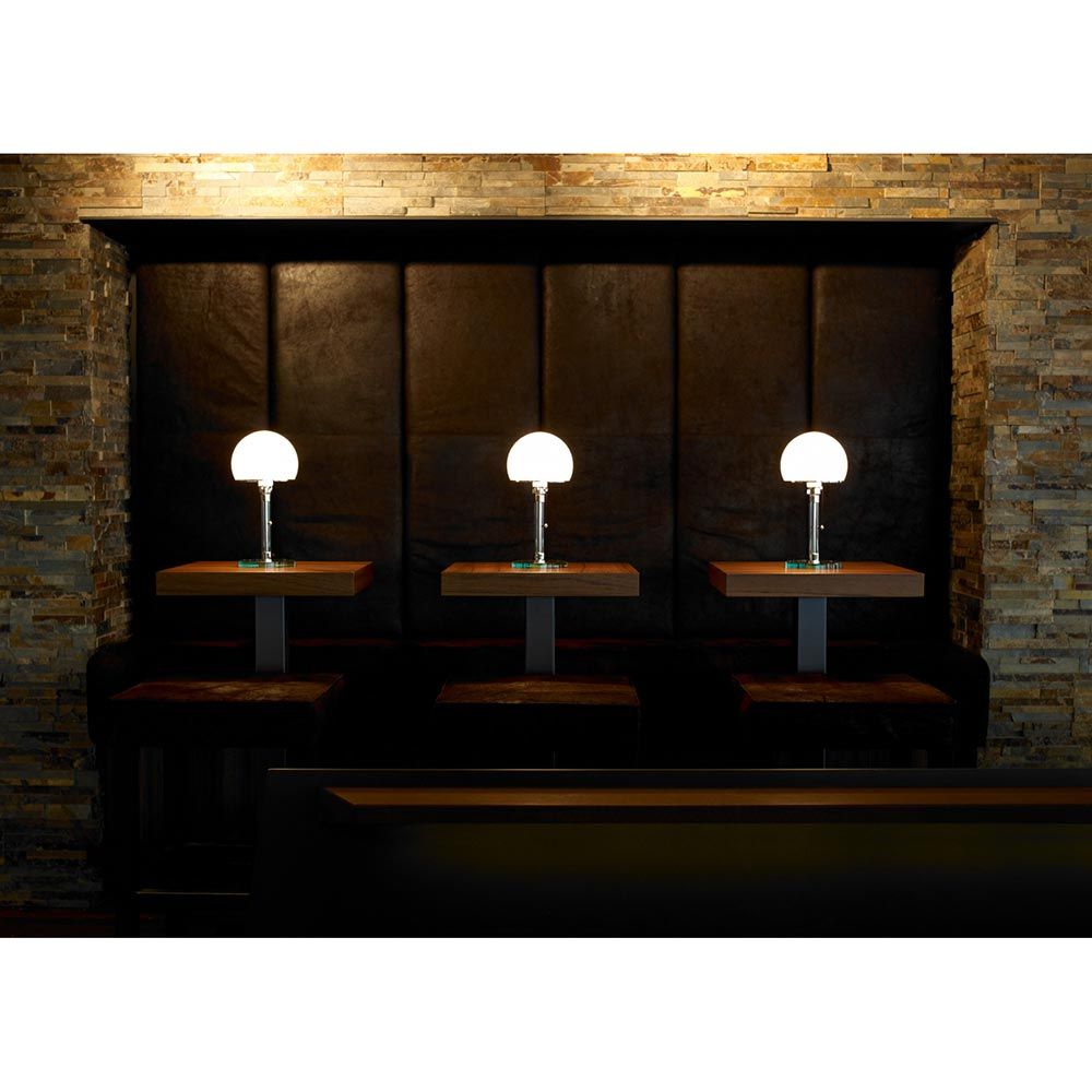 Tecnolumen Bauhaus-Timlampe WG25GL Wilhelm Wagenfeld Metal