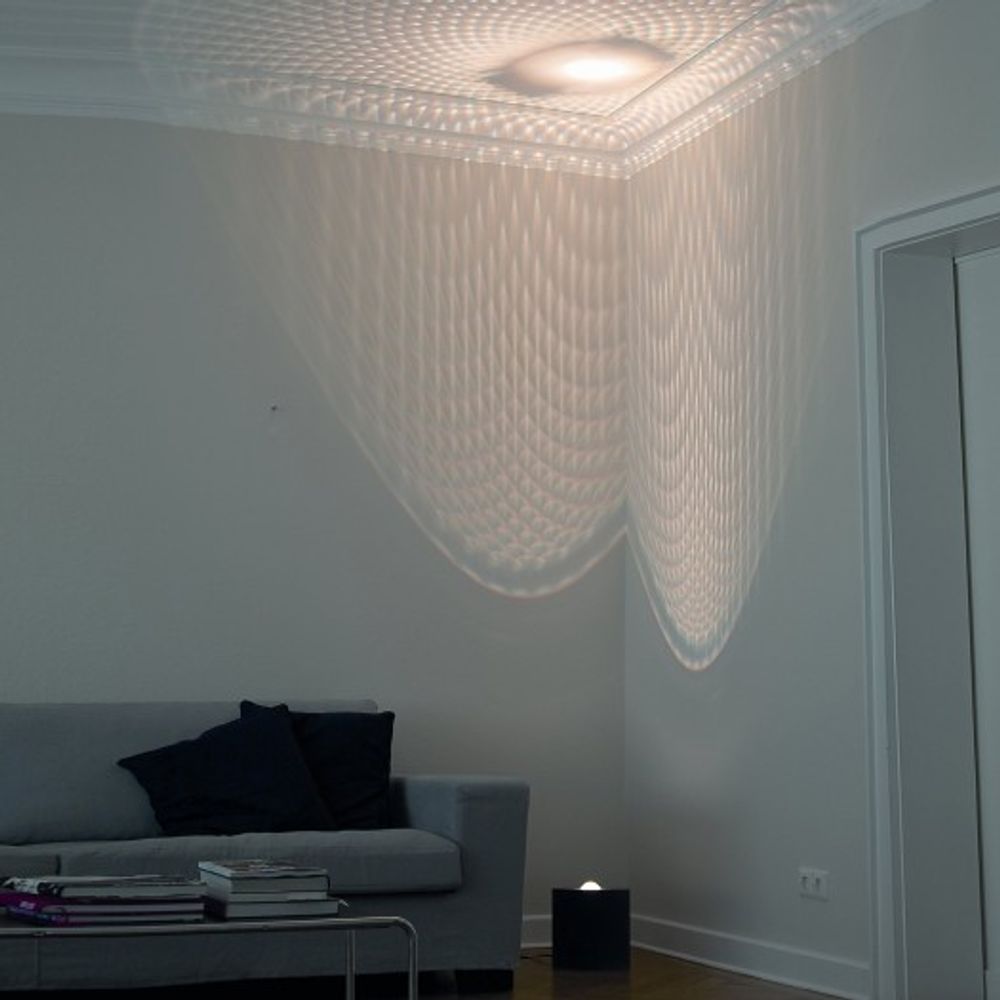 Tecnolumen Egyptian Eye Bodenlampe Mármore com efeito preto