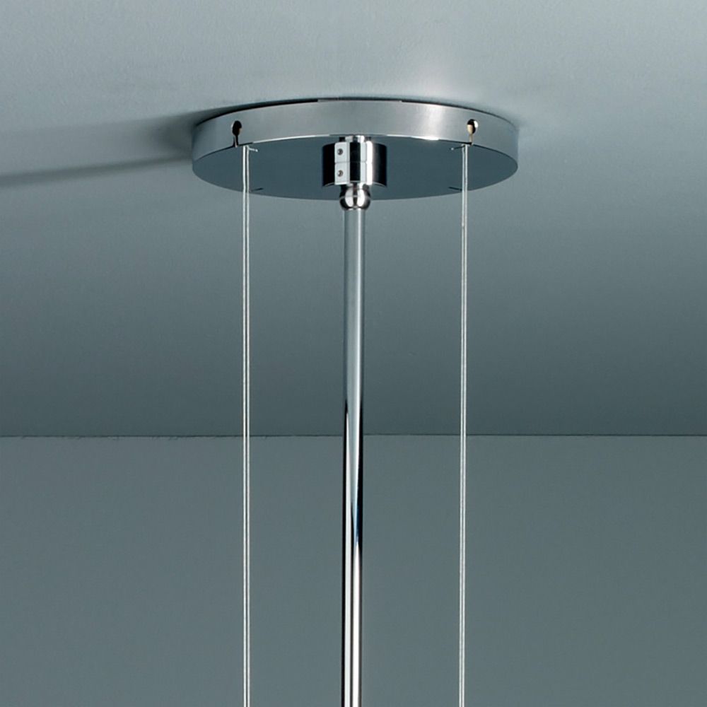 Tecnolumen LED Hang lamp le tre streghe muranoglas chrom