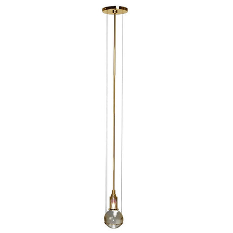 Tecnolumen LED-hengelampe Le tre streghe Muranoglass gull 