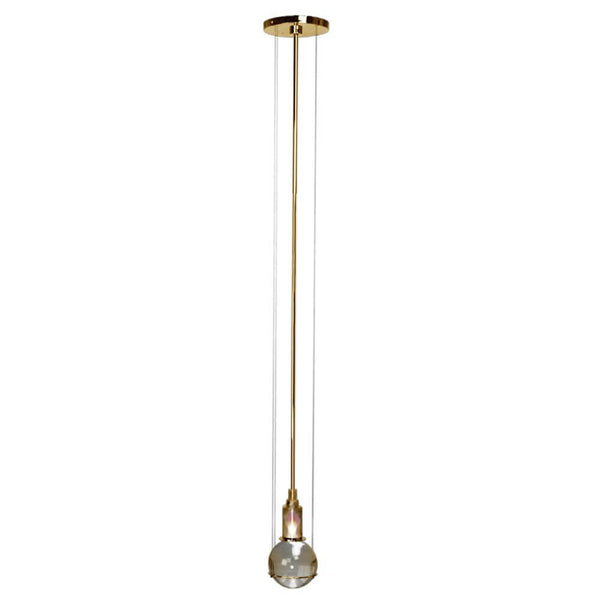 Tecnolumen LED-Hängeleuchte Le tre streghe Muranoglas Gold, exklusive Designerlampe