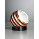 Tecnolumen LED-Tischlampe Bulo Ø16cm - elegante Tischleuchte mit mattem Aluminium und satiniertem Glas.