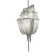 Terzani Atlantis Design-Pendelleuchte mit schimmerndem Design und eleganten Metalloberflächen.