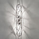 Terzani Etoile Design-Wandlampe aus vernickeltem Metall mit Licht- und Schattenspiel.