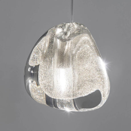 Terzani Mizu Galerie Hängelampe 15-flammig Rund, elegante Pendelleuchte mit funkelndem Design.